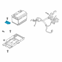 OEM Lincoln MKZ Hold Down Clamp Diagram - HP5Z-10718-C