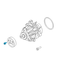 OEM Mercury Shield Screw Diagram - -W500221-S437