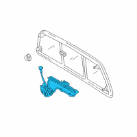 OEM 2006 Toyota Tundra Window Regulator Diagram - 69850-0C020