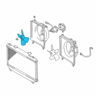 OEM 1999 Toyota Camry Fan Blade Diagram - 88453-33010
