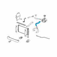 OEM Chevrolet Cobalt Lower Rear Hose Diagram - 25793829