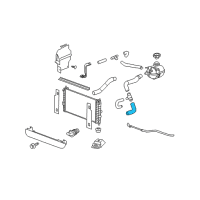 OEM 2009 Chevrolet Cobalt Lower Front Hose Diagram - 25793825