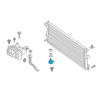 OEM 2017 Ford F-350 Super Duty Water Outlet Diagram - HC3Z-8592-A