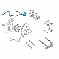 OEM 2018 Jeep Cherokee Sensor-Wheel Speed Diagram - 4779897AC