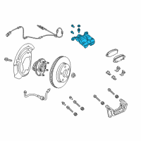 OEM 2015 Jeep Cherokee CALIPER-Disc Brake Diagram - 68225313AA