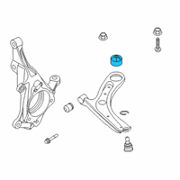 OEM Kia Soul Bush-Fr LWR Arm(G) Diagram - 54584K0000