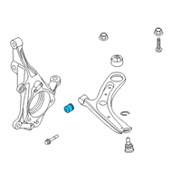 OEM 2021 Kia Soul Bush-Fr LWR Arm"A" Diagram - 54551K0000