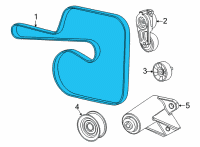 OEM 2021 Jeep Grand Cherokee L SERPENTINE Diagram - 68452779AA