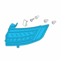 OEM 2016 Ford Edge Tail Lamp Diagram - HT4Z-13405-G