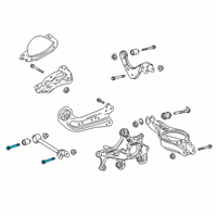 OEM 2021 Lexus UX200 Control Arm Bolt Diagram - 9011912436