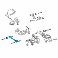 OEM Lexus Rear Suspension Control Arm Assembly Diagram - 48710-76010