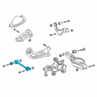 OEM 2022 Lexus UX250h Rear Suspension Control Arm Assembly Diagram - 48710-76010