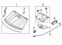 OEM Ford Mustang Mach-E PROCESSOR - WINDSHIELD RAIN SE Diagram - LJ8Z-17D547-A