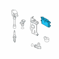 OEM 2020 Nissan Kicks Blank Engine Control Module Diagram - 23703-5RL0A