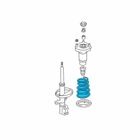 OEM Lexus RX330 Spring, Coil, Rear Diagram - 48231-0E011