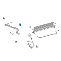 OEM 2022 Lincoln Nautilus Outlet Tube Clip Diagram - -W713764-S300