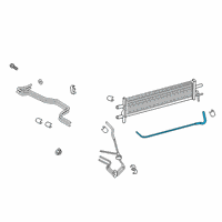 OEM 2018 Ford F-350 Super Duty Cooler Pipe Diagram - HC3Z-7890-A