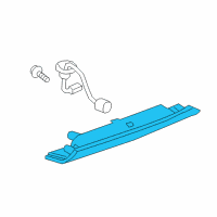 OEM 2019 Chevrolet Cruze High Mount Lamp Diagram - 39078391