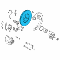 OEM 2014 Ford Focus Rotor Diagram - BV6Z-1125-E