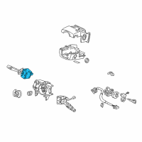 OEM 2006 Acura MDX Switch Assembly, Lighting Diagram - 35255-S3V-A02