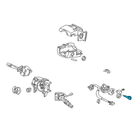 OEM 2004 Acura MDX Cylinder Set, Key Diagram - 06350-S3V-A06