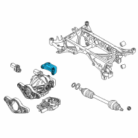 OEM 2021 BMW M3 Adapter, Rear Diagram - 33-17-2-284-775