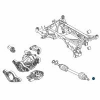 OEM BMW 750iL Collar Nut Diagram - 33-41-1-133-785