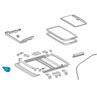 OEM 2022 Lexus ES300h Gear Assembly, Sliding R Diagram - 63260-06210