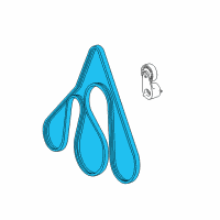 OEM 2005 Ford Ranger Serpentine Belt Diagram - 1L5Z-8620-AC