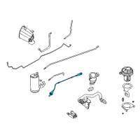 OEM 1996 BMW Z3 Oxygen Sensor Rear Diagram - 11-78-1-743-996