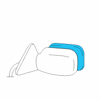 OEM Lexus Mirror Outer, RH Diagram - 87931-3A160