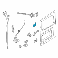 OEM Nissan NV3500 Hinge Assy-Back Door, Upper RH Diagram - 90400-1PA2A