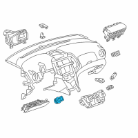 OEM Chevrolet Trax Headlamp Switch Diagram - 95248628