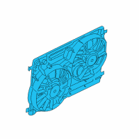 OEM 2015 Lincoln MKC Fan Assembly Diagram - EJ7Z-8C607-G