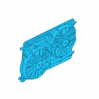 OEM Lincoln Fan Assembly Diagram - EJ7Z-8C607-G