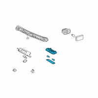 OEM 2005 Toyota Solara Map Lamp Assembly Diagram - 81260-14080-A2