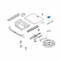 OEM 2010 BMW X5 Handle, Floor Carpet-Luggage Comp Diagram - 51-47-9-120-283