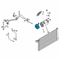 OEM 2020 Ford Transit Connect Clutch & Pulley Diagram - CV6Z-19D784-B