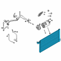 OEM 2016 Ford Transit Connect Condenser Diagram - DV6Z-19712-E