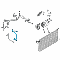 OEM 2016 Ford Focus Tube Assembly Diagram - F1FZ-19D742-E