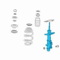 OEM 2012 Chevrolet Camaro Strut Diagram - 22737714