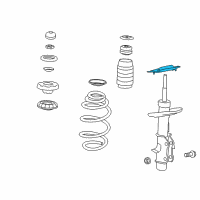 OEM 2013 Chevrolet Camaro Insulator, Front Spring Lower Diagram - 22832740