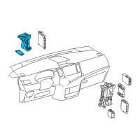 OEM 2017 Toyota Sienna Junction Block Diagram - 82730-08101