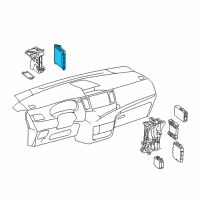 OEM 2016 Toyota Sienna Module Diagram - 89220-08350