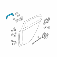 OEM 2018 Nissan Versa Handle Outside Diagram - 82640-3BA0A