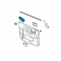 OEM 2012 Ram 1500 Switch-Window And Door Lock Diagram - 4602863AD