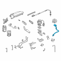 OEM 1997 Acura RL Sensor, Rear Oxygen Diagram - 36535-P5A-A01