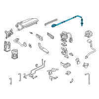 OEM Acura Legend Sensor, Passenger Side Oxygen Diagram - 36532-P5A-003