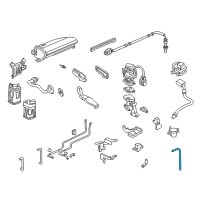 OEM Acura Tube Assembly, Vent Diagram - 17724-SZ3-A30