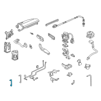 OEM 1997 Acura RL Tube Assembly, Vent Diagram - 17727-SZ3-A30